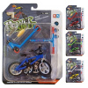 Bicykel s kolobežkou stavebnica 11cm - náhodná