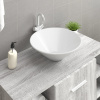 zahrada-XL vidaXL Umývadlá 2 ks biele 42x42x14 cm keramické 242571