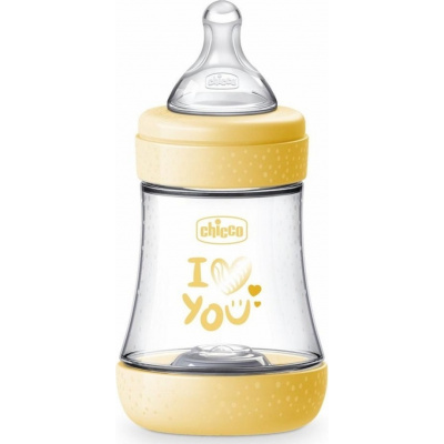 Chicco lahev kojenecká Perfect5 silikon žltá 150 ml