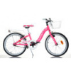 KUBIsport 05-CSK5204K-RU Dino bikes Dievčenské kolo 204R ružové 20