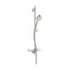 HANSA Basicjet sprchová súprava, ručná sprcha 2jet priemer 95 mm, 72 cm sprchová tyč s poličkou na mydlo a sprchová hadica 175 cm, chróm, 44780113