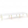 Interier Říčany Pracovné stoly Bench ALFA ROOT 480x160cm, biely
