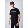 Tričko CHAMPION čierne Crewneck T Shirt 219206 KK001 NBK