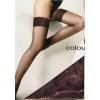 Felice colours lace - samodržiace pančuchy 1/2-XS/S Hnedá