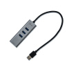 i-tec Metal U3METALG3HUB hub USB 3.2 Gen 1 (3.1 Gen 1) Type-A 5000 Mbit/s Šedá (U3METALG3HUB)