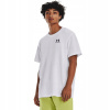 Under Armour tričko UA Logo EMB Heavyweight SS biele