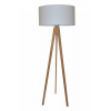 Podlahová lampa Drevený Statív SVEA Biela-L (Podlahová lampa Drevený Statív SVEA Biela-L)