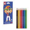 Janod Colorino Trojhranné pastelky 12 farieb