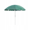Slnečník plážový 230 cm, HAPPY GREEN, zelené pruhy