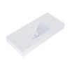Lotosan LOT Lotostone nástenné umývadlo v doske Farba: Biela matná, Rozmer: 100cm