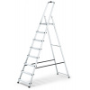 Jednostranný hliníkový rebrík 8 schodov HOME + hák (max.125 kg)