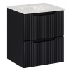 ArtCom Kúpeľňová skrinka s umývadlom NOVA Black U50/1 | 50 cm