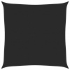 Slnečná plachta, 160 g/m², čierna, 4x4 m, HDPE