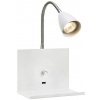 Nástenná lampa Markslöjd 107140 - Stmievateľné nástenné svietidlo s USB zásuvkou LOGI 1xGU10/7W/230V (92284)