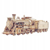 Robotime 3D drevené puzzle Parní lokomotiva Prime Steam Express 1:80 308 ks