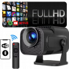 LED projektor MINI PRZENOŚNY PROJEKTOR INTELIGENTNY Filmový projektor s dekódovaním Full HD 1080P/4K čierny