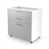 Halmar Dolná skrinka Vento D3S-80/82, biela