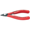 Boční štípací kleště pro elektroniku, špičatá hlava, 125mm KNIPEX