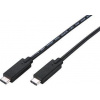 C-TECH CB-USB32-20B USB 3.2, Type-C (CM/CM), PD 100W, 20Gbps, 2m, černý