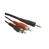 GEMBIRD kabel minijack 3.5mm - 2x RCA M/M 2,5m (CCA-458-2.5M)