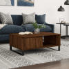 zahrada-XL Konferenčný stolík hnedý dub 90x60x35 cm kompozitné drevo 827075