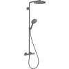 Hansgrohe 27633340 Raindance Select S240 1jet Showerpipe, PowderRain s termostatom, čierna HG 27633340