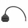 0,3M / 1 STOPA 16-PINOVÝ OBD2 PREDLŽOVACÍ KÁBEL SO SAMICOU KONCOVKOU