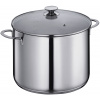 KÜCHENPROFI Capri – oceľový hrniec so sklenenou pokrievkou 12 l priem. 28 × 20,5 cm