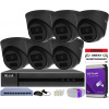 SADA NA MONITOROVANIE DOMU 6 KAMIER 4MPX VONKAJŠIE PoE IP HILOOK HIKVISION