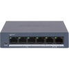 Switch 4x PoE Hikvision DS-XS0106-P, 6 portov, napájanie pre IP kamery (DS-XS0106-P)