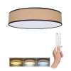 Solight WO8003 LED osvětlení s dálkovým ovladačem Brownie, 48W, 3360lm, 40cm, změna chromatičnosti, stmívatelné