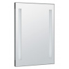 Aqualine Zrkadlo s LED osvetlením 60x80cm, gombíkový vypínač ATH6