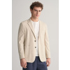 SAKO GANT SLIM COTTON-LINEN JERSEY BLAZER SEED MELANGE