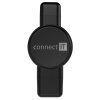 CONNECT IT WatchTravelCharge bezdrátová nabíječka Qi (Apple,Samsung) USB-A/USB-C, ČERNÁ