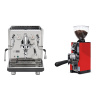 ECM Synchronika II + Eureka Mignon Libra 65 All Purpose, CR ferrari red