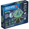 GEOMAG Glow 42 dílků ve tmě svítící Eko magnetická STAVEBNICE