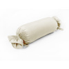 Biante Zamatový vankúš valec bonbon Velvet Prémium SVP-003 Smotanový 15x100 cm