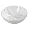 Sapho DALMA keramické umývadlo 42x16,5x42 cm, carrara SPH MM117