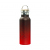 BAAGL Termofľaša s bambusovým viečkom Gradient červeno-čierna, 500 ml