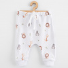 NEW BABY Detské bavlnené nohavice Jogger New Baby For Babies safari Veľ. 56