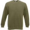 F.O.L. | Premium Set-In Sweat, Pánska mikina, zelená Classic Olive, M