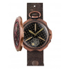 Zlaté pánske hodinky Mondia s koženým opaskom Tambooro Bullet Dirty Bronze Red 48MM Limited Edition