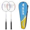 Súprava rakiet WISH ALUMTEC 317K (WISH Set 2 rakiet v kufríku + 3 loptičky na bedminton)