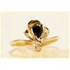 333 zlatý prsteň čierny cubic Zirconia (333 zlatý prsteň čierny cubic Zirconia)