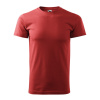 MALFINI Tričko Basic 129, krátký rukáv, pánské MAL-1291319 4XL Bordó