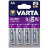 VARTA Ultra Lithium AA 4ks 6106301404