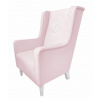 Caramella Baby Pink kreslo moderné pre dospelých ružové