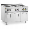 ELEKTRICKÝ GASTRO SPORÁK - 15,6 KW - 6 HORÁKOV - DOLNÁ ŠKRIATOK - ROYAL