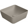 GSI Sand umývadlo 38x38 cm štvorec pultové umývadlo hnedá/béžová 903805