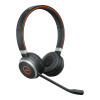 Jabra Evolve 65 MS Stereo Slúchadlá s mikrofónom Káblový a bezdrôtový Pres hlavu Kancelária / call centrum Micro-USB Bluetooth Čierna (6599-823-309)